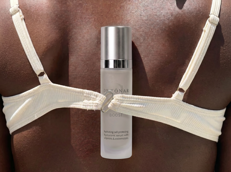 Hyaluron Serum BOOST von Dr. Tonar Cosmetics – Oligo-Hyaluronsäure und Ectoin für intensive Sommerpflege